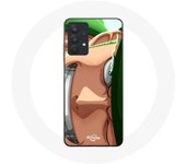 Coque pour samsung galaxy A32 5G One piece Manga Zoro Concept Vert