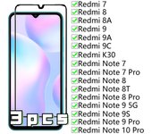 Vidrio Protector para Xiaomi Redmi 7 8 8A 9 9A 9C Protector de pantalla templado Redmi Note 7 8 8T 9 9S 10 Pro película de vidrio de seguridad Xiaomi Mi 9 SE puro
