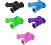 2 puños de goma premium para manillar de bicicleta de montaña (diámetro de 2,2 cm), para patinete, triciclo, bicicleta infantil, BMX. púrpura