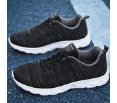 Zapatillas de running para hombre con colchón de aire y suela suave, tamaño grande, diseño de malla transpirable, ultraligeras y cómodas para el trabajo. 40