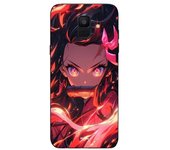 Coque maniacase pour Samsung Galaxy A8 2018 Demon Slayer Nezuko Kamado Manga anime