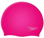 Speedo Gorro de natación moldeado de silicona para niños/niños One Size color rosa