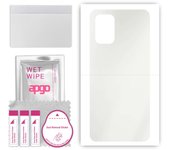 apgo MATTE Protective Skin Sticker for the back compatible with OnePlus 8T, Wrap Film, Hydrogel Film, Flexible, Soft TPU with positioning layer easy i