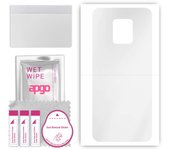 apgo Ultra Clear Protective Skin Sticker for the back compatible with Xiaomi Poco M2 Pro, Wrap Film, Hydrogel Film, Flexible, Soft TPU with positionin