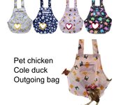 Bolsa para transportar pollos, bolsa para transportar aves de corral, bolsa de mano para transportar patas de pollo, bolsa de transporte tipo bandolera para gallinas, gallos, aves de corral, viajes y senderismo azul