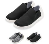 Gimnasio Interior Trabajo Beisia Fácil de [Beisia] Zapatos, Zapatos, Sin Cordones, Correr, Caminar, Desodorante, Zapatos, Popular, Zapatos STRETCH+ para Hombre, Zapatillas Deportivas, negro