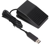 Pedal USB Interruptor Mecánico de un Solo Pedal USB con Luz Indicadora HID Estándar Programable