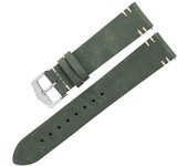 Correa de reloj de cuero de 20 mm y 22 mm, correa de reloj hecha con cuero genuino de vaca, suave y duradera, compatible con Huawei GT, Samsung XIAOMI 20mm marrón claro