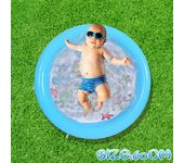 (faye22)Piscina inflable 23x23,7, natación inflable para niños, bebés, niños pequeños, verano azul