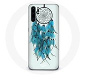 Coque pour Huawei P30 pro Attrape Rêve Bleu Fond Blanc