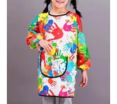 Delantal de pintura Art Smock para niños, babero de bebé resistente al agua suave para el hogar, artista Style A S
