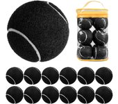 12 pelotas de tenis para exteriores, de alto rebote, para entrenamiento, elásticas, duraderas y con presión adecuada CHINA