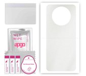 apgo Protective Skin Sticker for the back compatible with Honor X20, Wrap Film, Foil, Vinyl - Pattern Matte Transparent