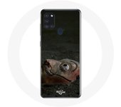 Coque Samsung Galaxy A21S la casa de papel Masque dali