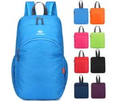 Nuevo Mochila plegable de gran capacidad, impermeable, bolsa de viaje para deportes al aire libre, verde