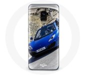 Coque pour Samsung Galaxy A8 Plus Formule 1 McLaren Voiture Bleu