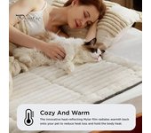 Almohadilla de cama para gatos autocalentable Almohadilla térmica autocalentable para mascotas pequeñas Alfombrilla calefactora lavable para gatos salvajes y perros de interior S gris