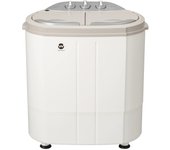 Lavadora CB Japan blanca de prelavado, pequeña, de dos tanques, de acero inoxidable, deshidratadora, Washman comtool [Especificación antibacteriana]