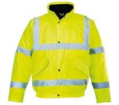 Chaqueta bomber de alta visibilidad unisex Portwest (S463) / Ropa de trabajo / Ropa de seguridad L amarillo