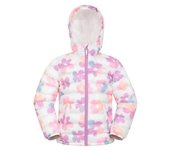 Chaqueta acolchada con estampado floral para niños y niñas de Mountain Warehouse 11-12 color rosa