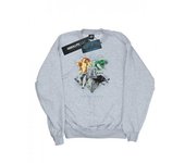 Harry Potter Mens Hogwarts Painted Crest Sweatshirt XL blanco