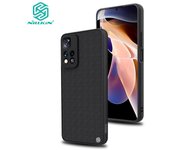 Nillkin Luxury Texturizado Funda para teléfono Xiaomi POCO M4 Pro 5G Redmi Note 11 Pro Plus Cubierta trasera antihuellas ligera de fibra de nailon antideslizante a prueba de golpes POCO M4 Pro 5G negro