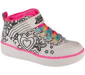 Skechers Sport Court 92 - Color Me Kicks, Zapatillas blancas para niña 28 blanco