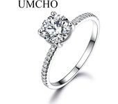 UMCHO Anillo de circón cúbico nupcial 5