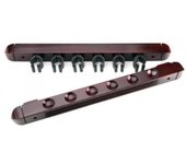 Soporte para tacos de billar de palisandro Carta Sport One Size marrón/negro