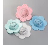 1 filtro para fregadero de cocina, almohadilla de drenaje para baño, antiobstrucción, cubierta de drenaje de piso, filtro de cabello para alcantarillado, accesorios de baño 1Pcs blanco