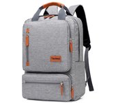 Mochila informal de negocios para hombre, ligera, para portátil de 15 pulgadas, 2023, impermeable, de tela Oxford, antirrobo, para mujer, color gris azul