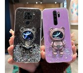 Funda con soporte para astronauta Quicksand Note8pro para Xiaomi Redmi Note 8 Pro 7 9 8t 9s 9a 9c Funda de silicona con soporte Redmi9 Note8 2021 Redmi Note 8