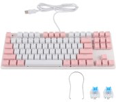 Teclado mecánico para juegos de 87 teclas, luz mixta, suministros para computadora de escritorio y portátil, estilo 919 2 varios colores