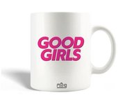 Mug en céramique Good girls série logo rose
