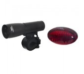 Juego de luces para bicicleta Trespass Photon One size negro