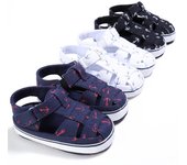 Zapatos de bebé Verano 0-1 año Zapatos de bebé Suela suave Sandalias para bebés Zapatos para niños pequeños 11 blanco