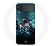 Coque Samsung Galaxy Z Flip4 Tanjiro nezuko demon slayer