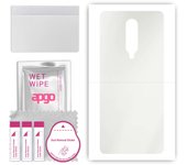 apgo MATTE Protective Skin Sticker for the back compatible with OnePlus 8, Wrap Film, Hydrogel Film, Flexible, Soft TPU with positioning layer easy in