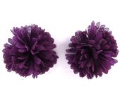 Les Trésors De Lily [J5980] - Boucles Créateur 'Scarlett' violet púrpura