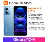 Rom global Xiaomi Redmi Note 12 5G Redmi Note12 5G Smartphone Qualcomm Snapdragon 4 Gen 1 Octa Core Office Transmisión en vivo Juegos de eSports 8GB+256GB