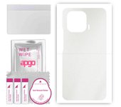 apgo Protective Skin Sticker for the back compatible with Xiaomi Mi 11 Pro, Wrap Film, Foil, Vinyl - Pattern Matte Transparent