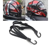 Cinturón de amarre para motocicleta, cuerda elástica para vehículo y equipaje, amarre para casco de 60-90 cm. 60cm