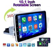 Reproductor Multimedia para coche Android WIFI Universal 1Din pantalla giratoria de 10,1 pulgadas GPS Bluetooth Radio Estéreo para coche HD reproductor de Radio automático 2+32GB