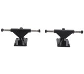 Combo de 2 ejes de patineta de 3,25 pulgadas, ruedas ABEC, accesorio para longboard negro