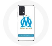 Coque pour samsung galaxy A32 5G Olympique de Marseille Logo Fond Blanc