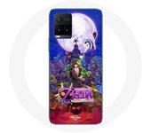 Coque pour Vivo Y21s 2021 / Y21 2021 La légende du Masque de Majora Zelda Jeux Vidéo