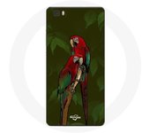 Coque pour Huawei P8 Lite Pionus Perroquet Rouge