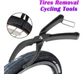 Llave de talón para palanca de neumáticos de bicicleta, herramienta de reparación de neumáticos para bicicleta de montaña, herramientas de taller mecánico para reparación de automóviles negro