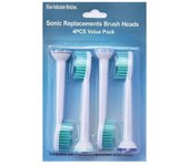 Cabezales de repuesto para cepillo de dientes eléctrico profesional, cerdas suaves Dupont, para el cuidado bucal Philips Sonicare, 4 Uds. HX6014