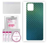 apgo Protective Skin Sticker for the back compatible with Vivo Y31s, Wrap Film, Foil, Vinyl - Pattern Carbon Chameleon CAKA1